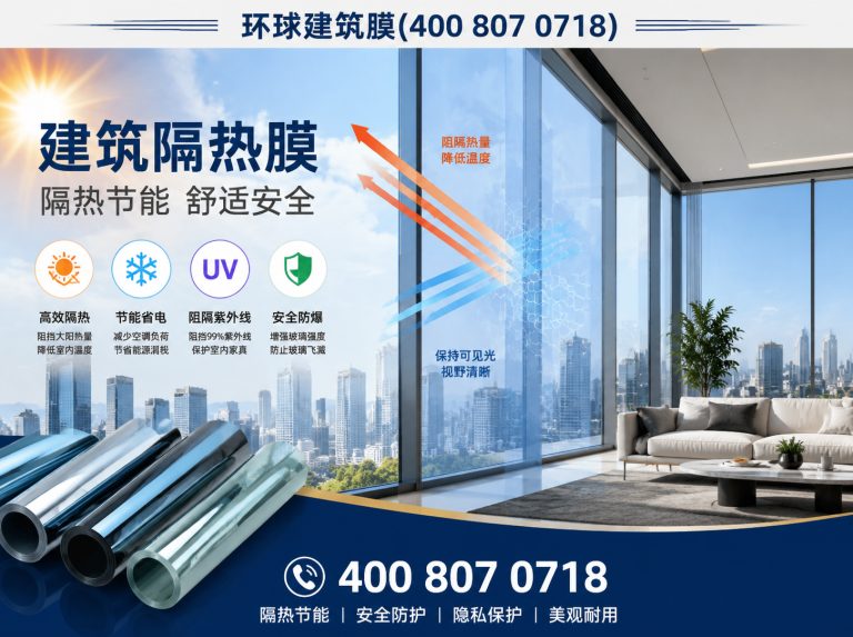 云霄县玻璃隔热膜展示图